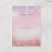 Visitekaartje voor huwelijkskleding (Achterkant)