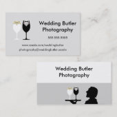 Visitekaartje voor huwelijksservice (Voorkant / Achterkant)