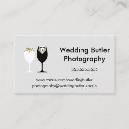 Visitekaartje voor huwelijksservice