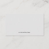 Visitekaartje voor illustrator (Achterkant)