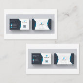 Visitekaartje voor ingenieurs en bedrijven (Voorkant / Achterkant)