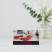 Visitekaartje voor intern ontwerp (Staand voorkant)