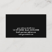 Visitekaartje voor intern ontwerp (Achterkant)