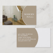 Visitekaartje voor intern ontwerp (Voorkant / Achterkant)