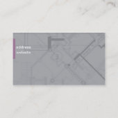 Visitekaartje voor intern ontwerp (Achterkant)