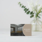 Visitekaartje voor intern ontwerp (Staand voorkant)