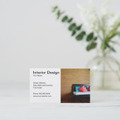 Visitekaartje voor intern ontwerp (Staand voorkant)