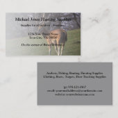 Visitekaartje voor jagen buitenavonturen (Voorkant / Achterkant)