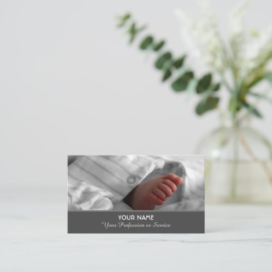 Visitekaartje voor je baby (Staand voorkant)