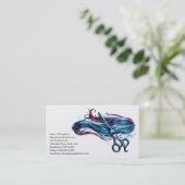 Visitekaartje voor kapper (Staand voorkant)