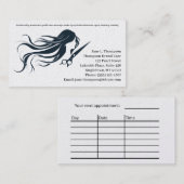 Visitekaartje voor kapper (Voorkant / Achterkant)