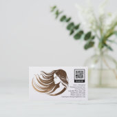 Visitekaartje voor kapper (Staand voorkant)