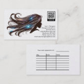 Visitekaartje voor kapper (Voorkant / Achterkant)