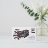 Visitekaartje voor kapper (Staand voorkant)