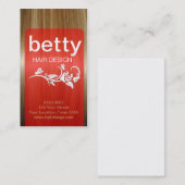 Visitekaartje voor kappers (Voorkant / Achterkant)