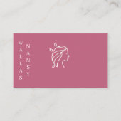 visitekaartje voor kappersen (Voorkant)