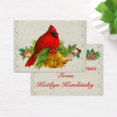 Visitekaartje voor  kardinale cadeaubehuizing - SR (Bureau)