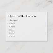 Visitekaartje voor kerkmusici - orgaanconsole (Achterkant)