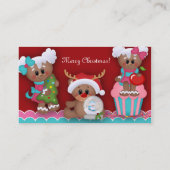 Visitekaartje voor kerstbake (Achterkant)