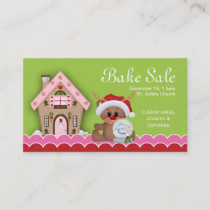 Visitekaartje voor kerstbake