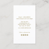 Visitekaartje voor kerstbijkantoren (Achterkant)