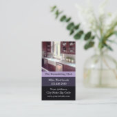 Visitekaartje voor keuken- en tafelkeuken (Staand voorkant)