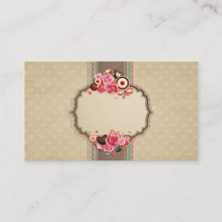 visitekaartje voor kind en meisjes