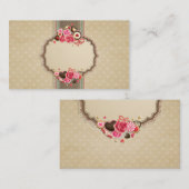 visitekaartje voor kind en meisjes (Voorkant / Achterkant)