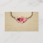 visitekaartje voor kind en meisjes (Achterkant)