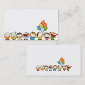 visitekaartje voor kinderen (Voorkant / Achterkant)