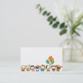 visitekaartje voor kinderen (Staand voorkant)