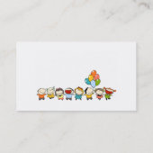 visitekaartje voor kinderen (Achterkant)