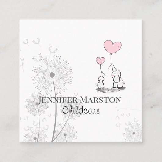 Visitekaartje voor kinderopvang (Voorkant)
