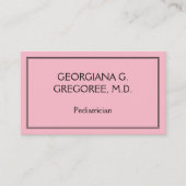 Visitekaartje voor kinderopvang en basiskinderarts (Voorkant)