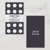 Visitekaartje voor klantenloyaliteit klantenkaartje (Voorkant / Achterkant)