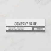 Visitekaartje voor klantenloyaliteit klantenkaartje (Voorkant)