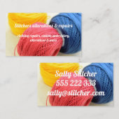 Visitekaartje voor kledingverandering (Voorkant / Achterkant)