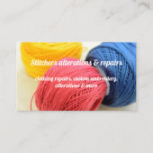 Visitekaartje voor kledingverandering (Voorkant)