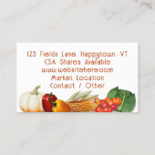 Visitekaartje voor kleine Boerderijen op het platt (Achterkant)