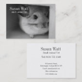 Visitekaartje voor kleine dierentuin (Voorkant / Achterkant)