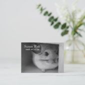 Visitekaartje voor kleine dierentuin (Staand voorkant)