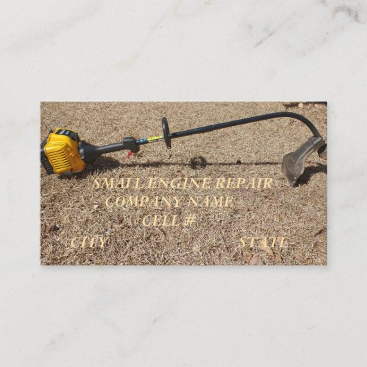 Visitekaartje voor kleine motorreparatie (Voorkant)