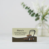 Visitekaartje voor kleine motorreparatie (Staand voorkant)