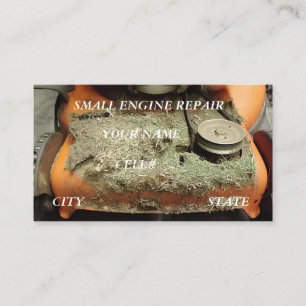Visitekaartje voor kleine motorreparatie