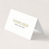 Visitekaartje voor kleurrijke bloemen (Achterkant)