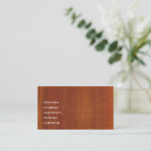 Visitekaartje voor klusjesman met textuur (Staand voorkant)