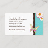 Visitekaartje voor koekjesbakkerij (Achterkant)