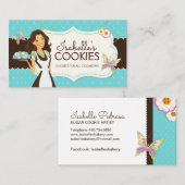 Visitekaartje voor koekjesbakkerij (Voorkant / Achterkant)