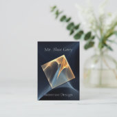 visitekaartje voor koel en helder ontwerp (Staand voorkant)