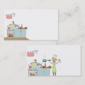 visitekaartje voor kok of kok (Voorkant / Achterkant)